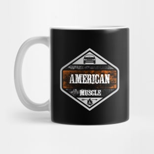 American Muscle Vintage Distress Mug